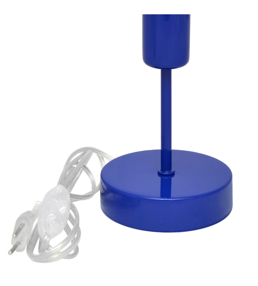 LAMPADA DA TAVOLO 1 LUCE ONLI "STECCHE" BLU E27