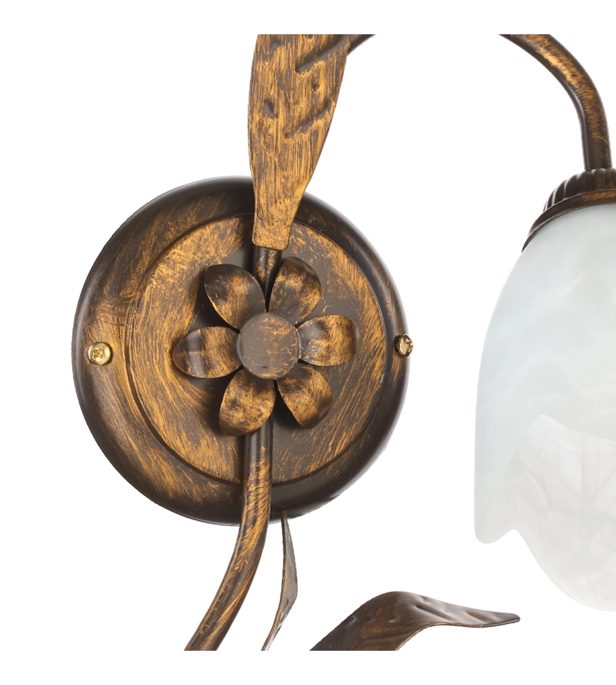 APPLIQUE 1 LUCE ONLI "SONIA" BRONZO E14