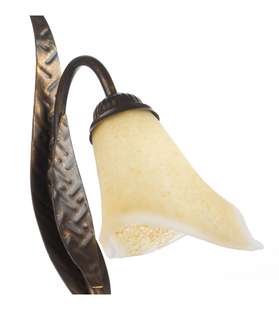 LAMPADA DA TAVOLO 1 LUCE ONLI "ALGA" BRONZO E14
