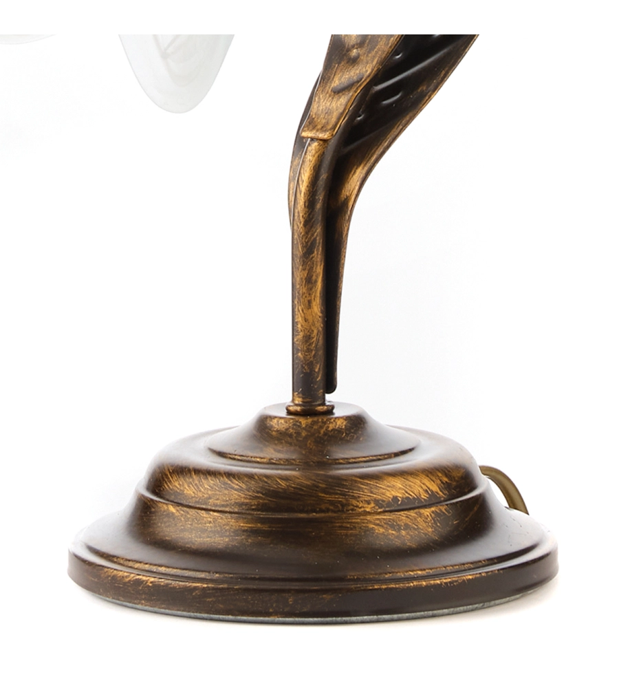 LAMPADA DA TAVOLO 1 LUCE ONLI "SONIA" BRONZO E14