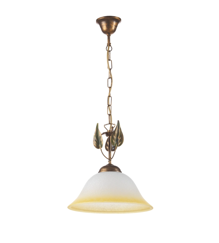 LAMPADARIO 1 LUCE ONLI "SONIA" BRONZO E27 30 CM