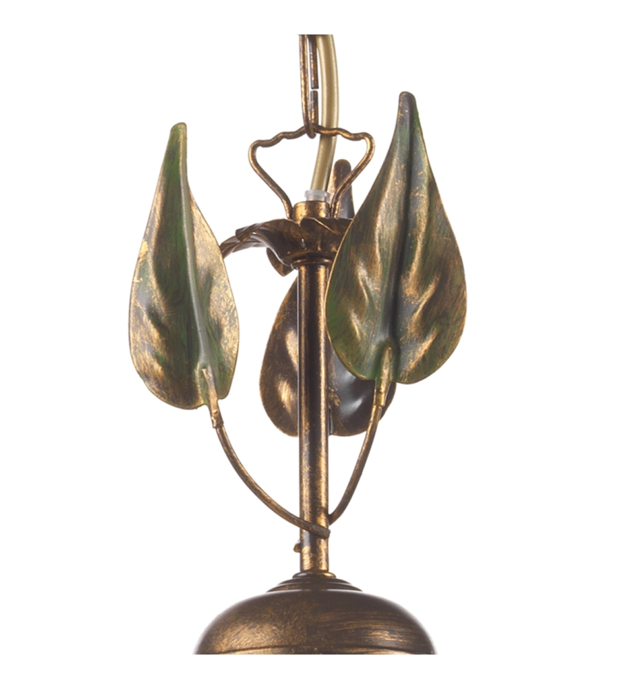 LAMPADARIO 1 LUCE ONLI "SONIA" BRONZO E27 30 CM