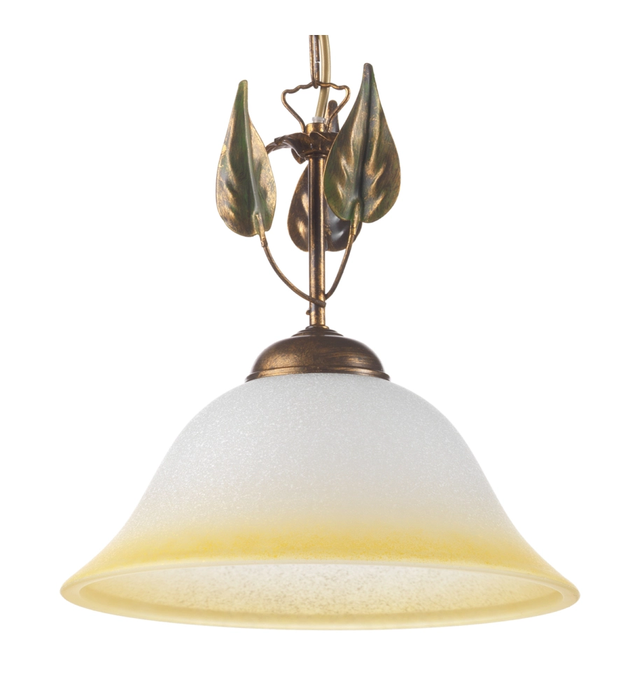 LAMPADARIO 1 LUCE ONLI "SONIA" BRONZO E27 30 CM