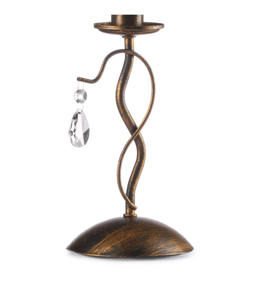 LAMPADA DA TAVOLO 1 LUCE ONLI "DELIA" BRONZO E14