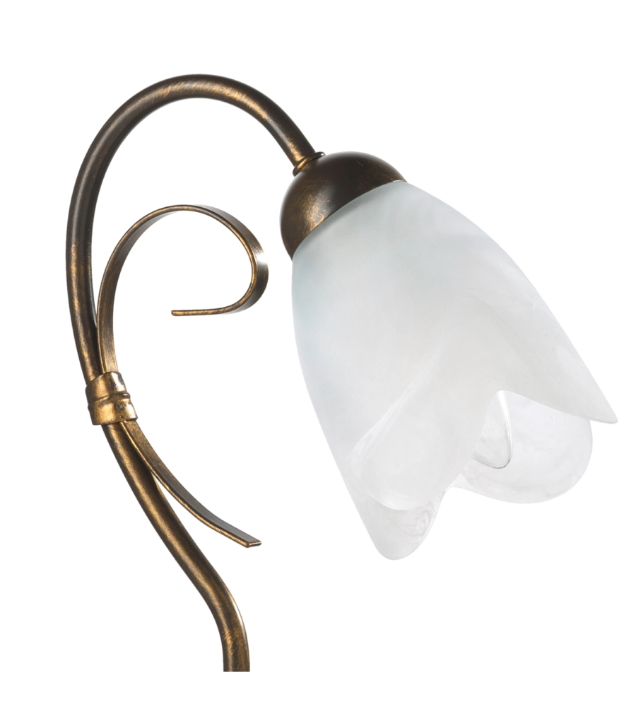 LAMPADA DA TAVOLO 1 LUCE ONLI "ODINO" BRONZO E14