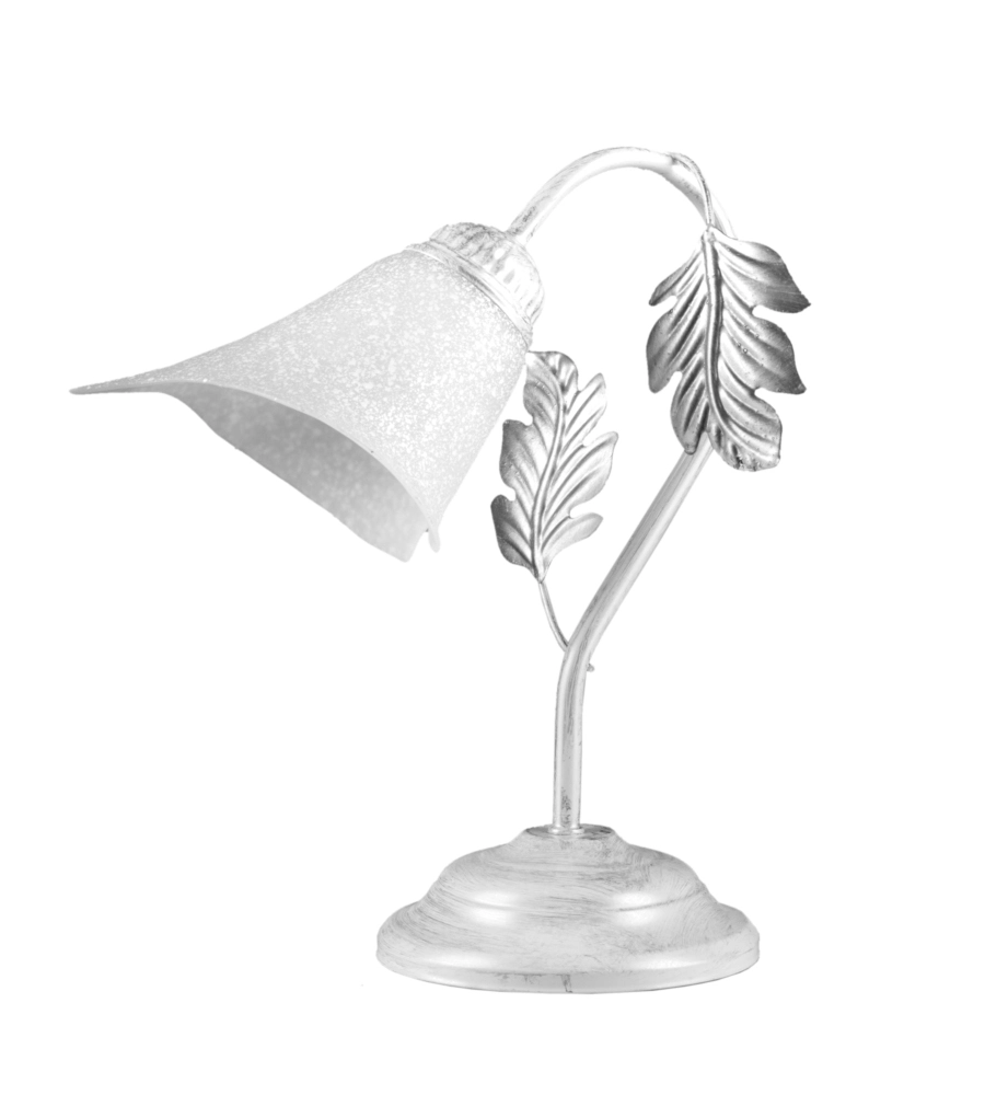LAMPADA DA TAVOLO 1 LUCE ONLI "MARILENA" ARGENTO E14