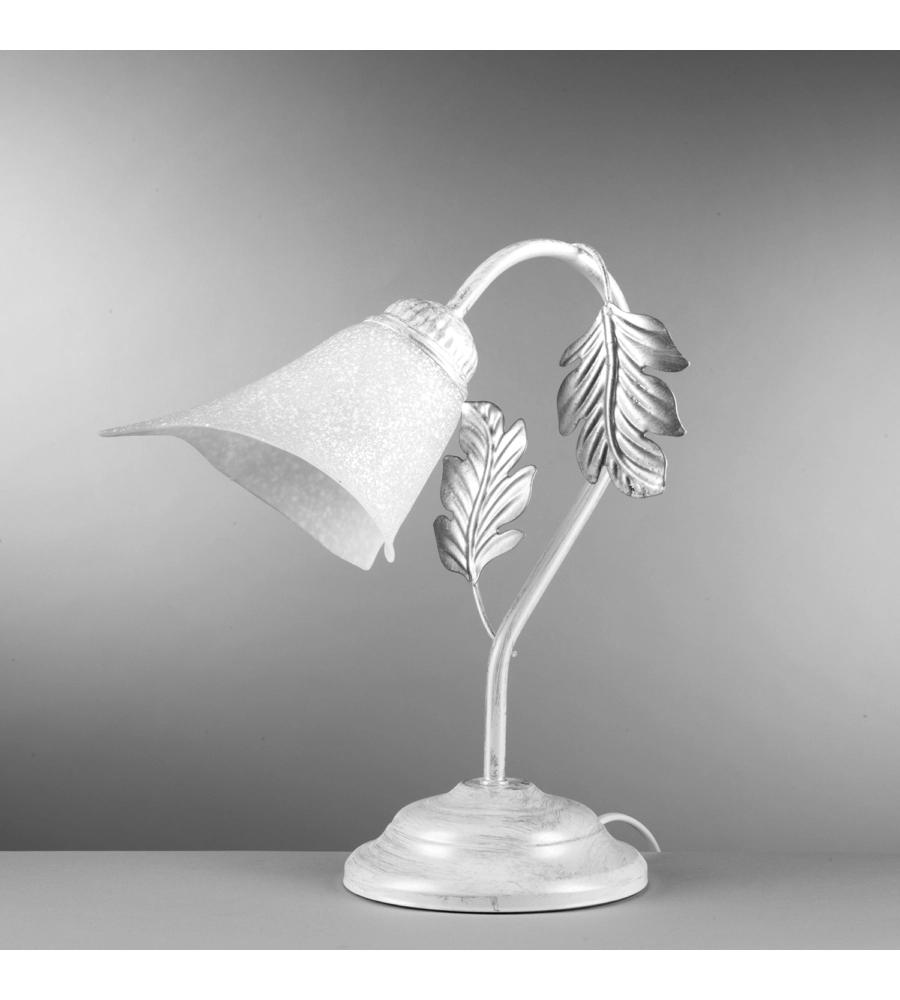 LAMPADA DA TAVOLO 1 LUCE ONLI "MARILENA" ARGENTO E14