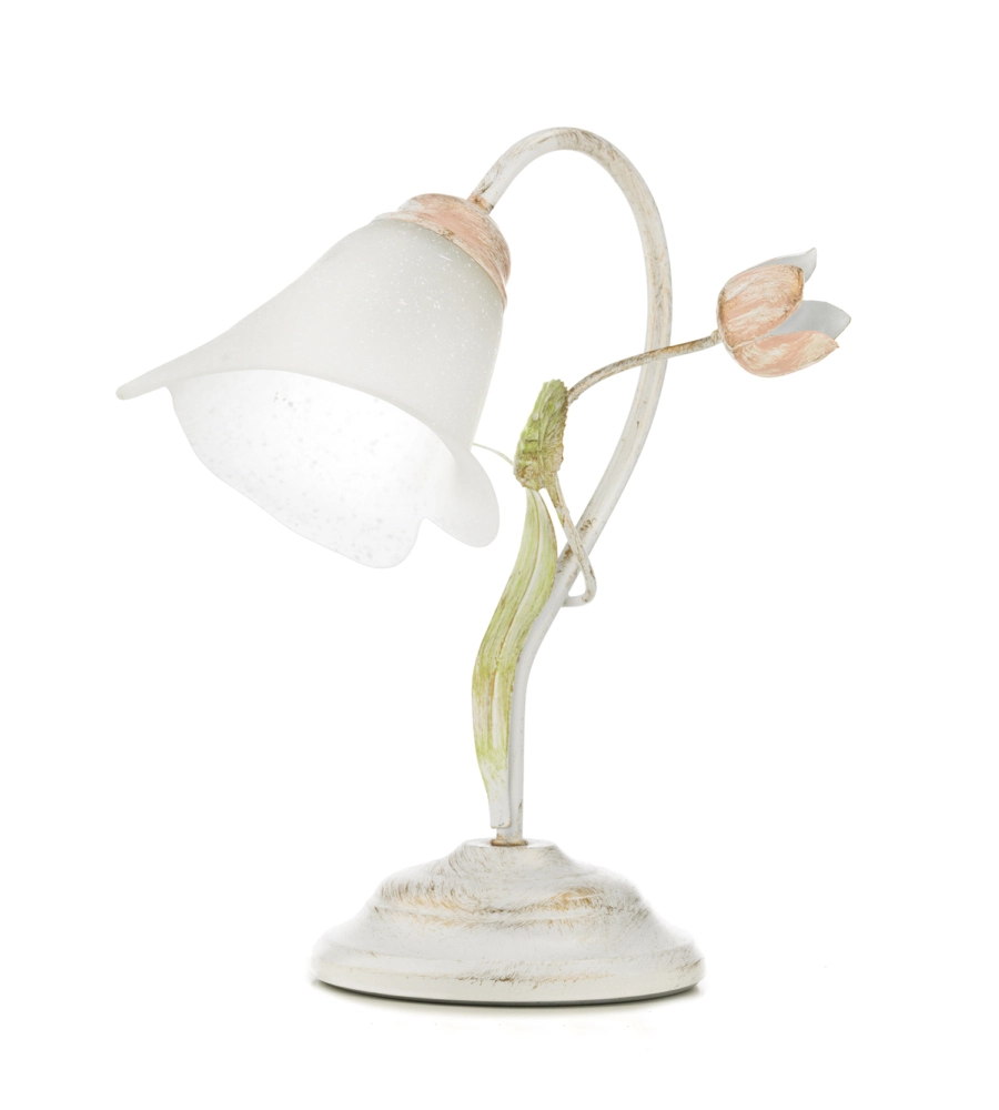 LAMPADA DA TAVOLO 1 LUCE ONLI "WILMA" BIANCO E14