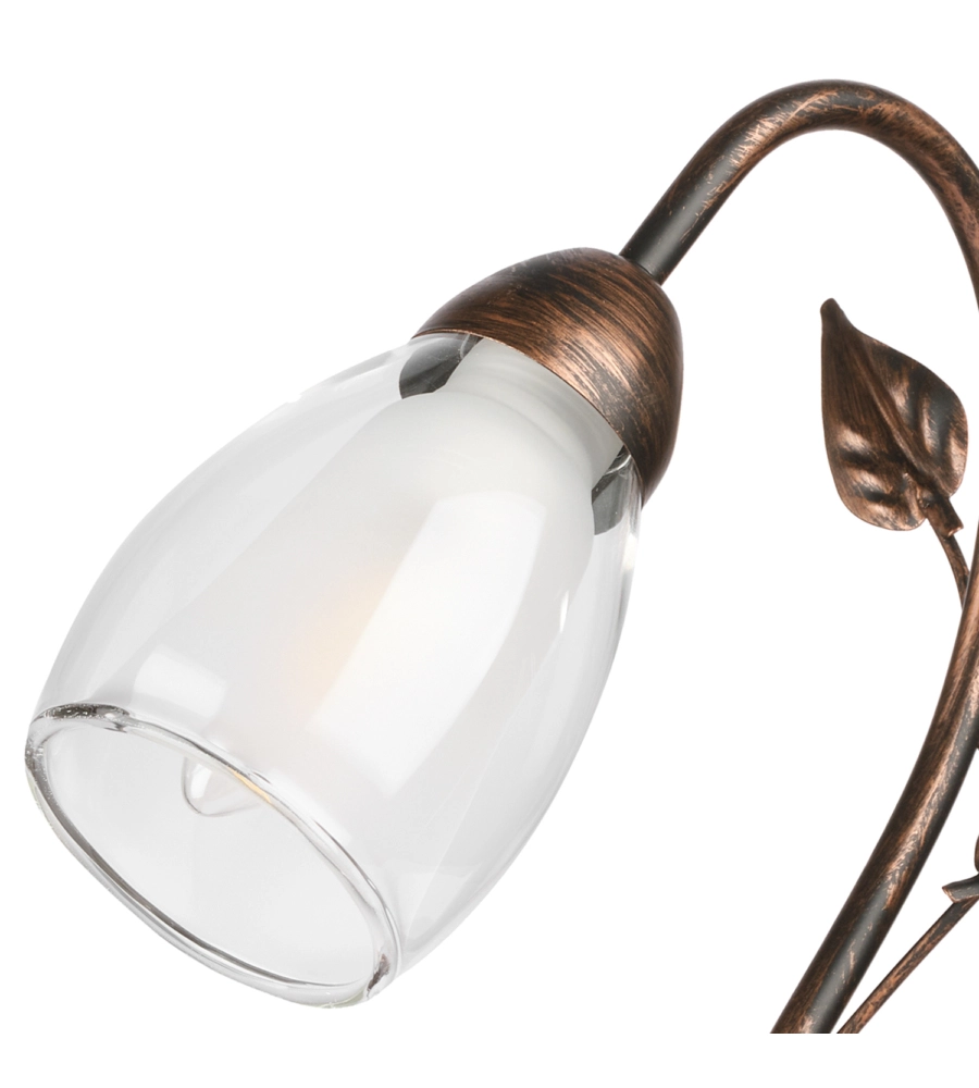LAMPADA DA TAVOLO 1 LUCE ONLI "LILIANA" BRONZO E14