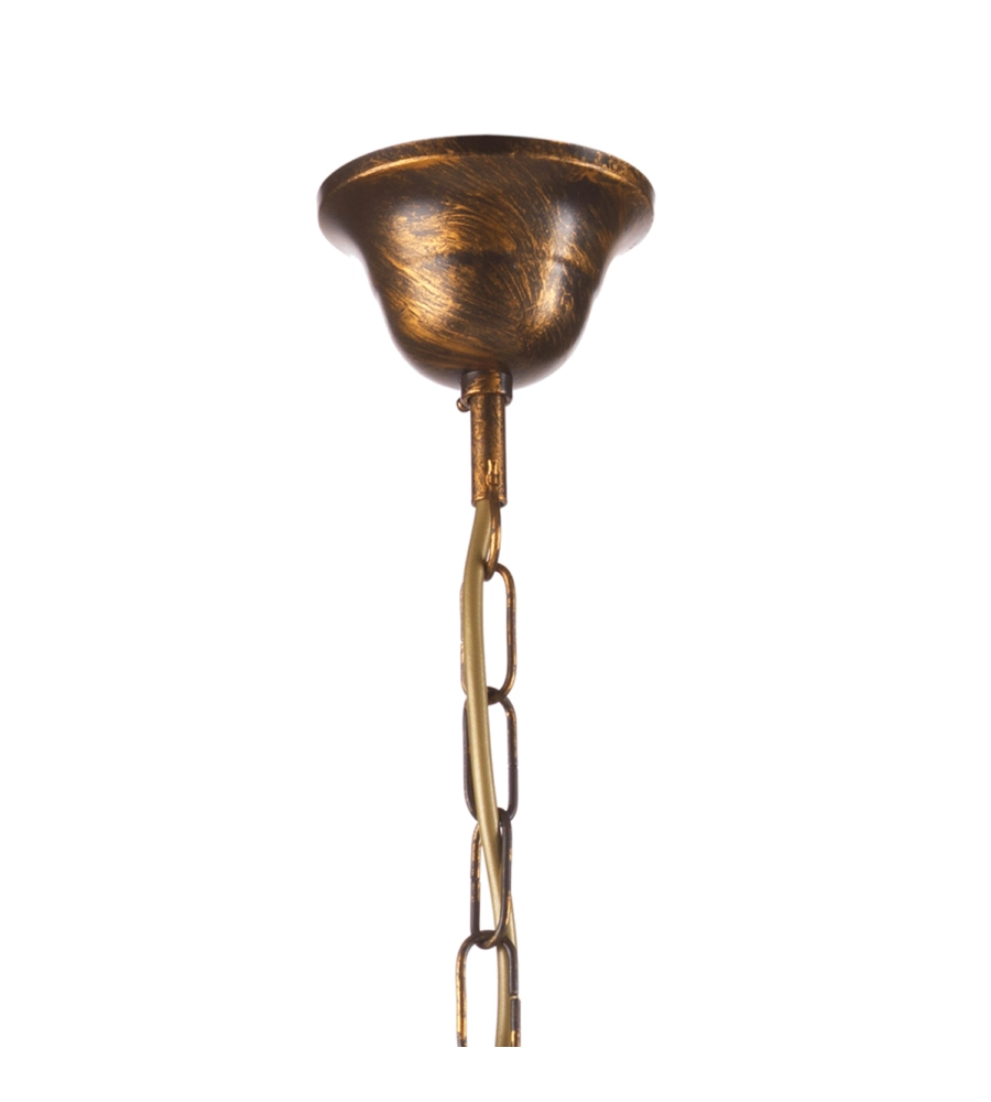 LAMPADARIO 1 LUCE ONLI "MIRA" BRONZO E27 40 CM
