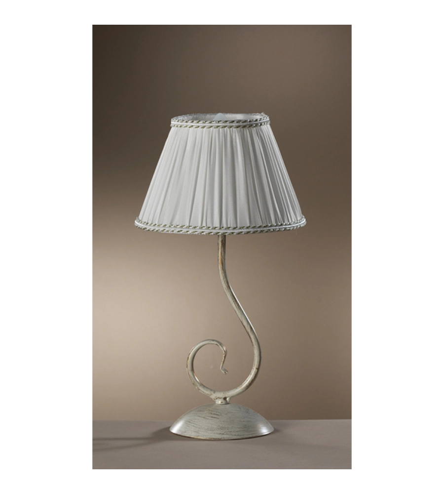 LAMPADA DA TAVOLO 1 LUCE ONLI "VIVIENNE" BIANCO E14