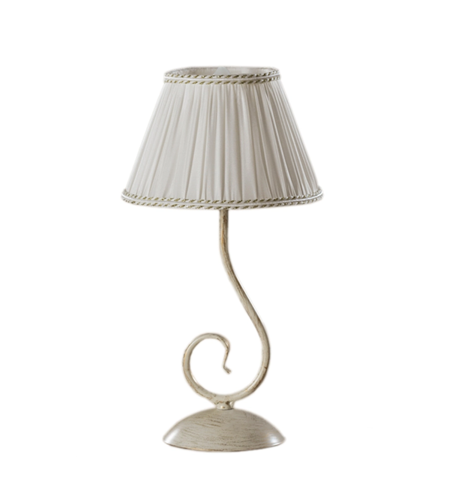 LAMPADA DA TAVOLO 1 LUCE ONLI "VIVIENNE" BIANCO E14