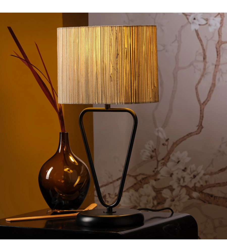 LAMPADA DA TAVOLO 1 LUCE ONLI "GRANDE" LEGNO E27