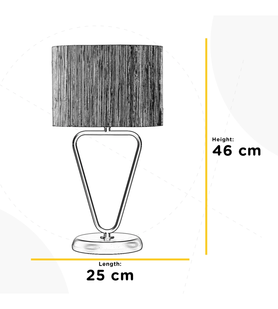 LAMPADA DA TAVOLO 1 LUCE ONLI "GRANDE" LEGNO E27