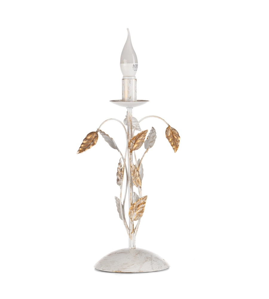 LAMPADA DA TAVOLO 1 LUCE ONLI "COLLANA" AVORIO E 14