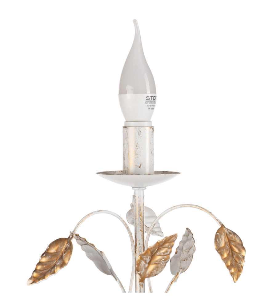 LAMPADA DA TAVOLO 1 LUCE ONLI "COLLANA" AVORIO E 14
