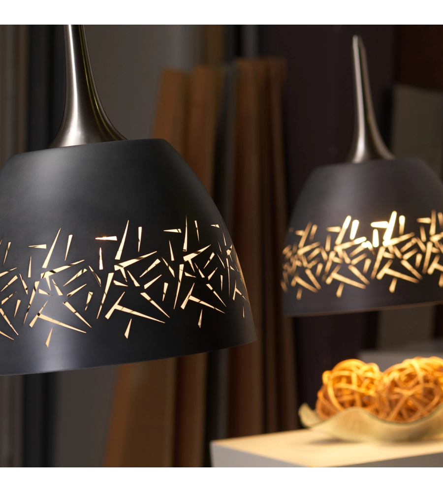 LAMPADARIO 1 LUCE ONLI "BRUK" CEMENTO E27