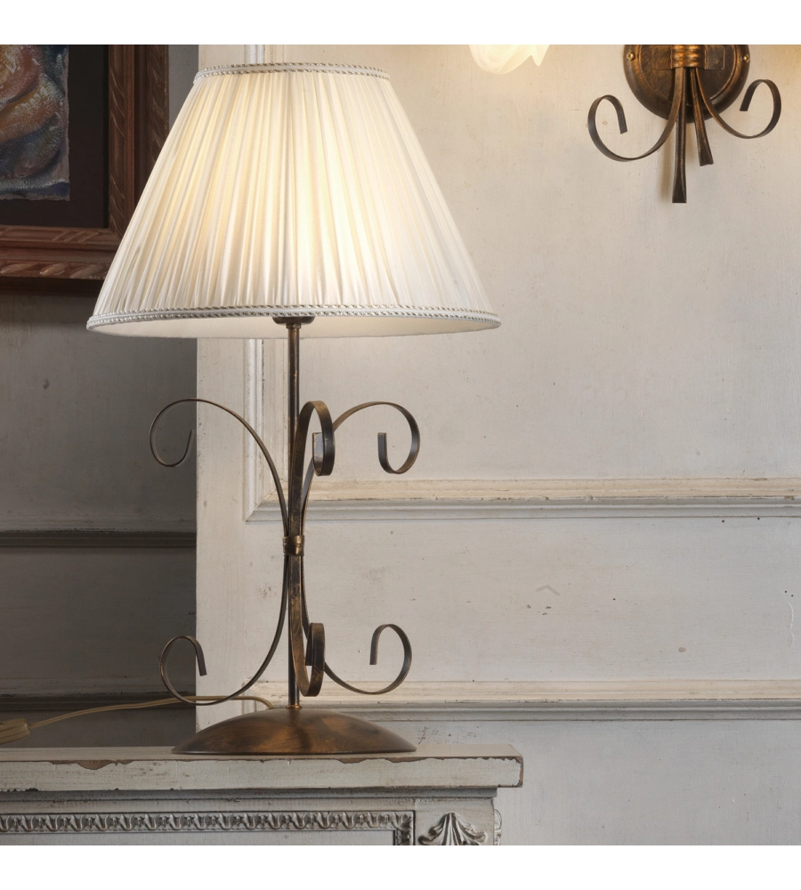 LAMPADA DA TAVOLO 1 LUCE ONLI "GRANDE" BRONZO E27