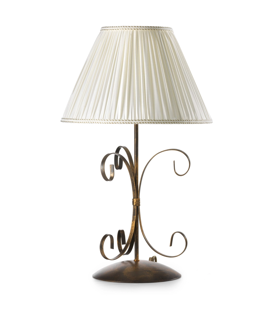 LAMPADA DA TAVOLO 1 LUCE ONLI "GRANDE" BRONZO E27