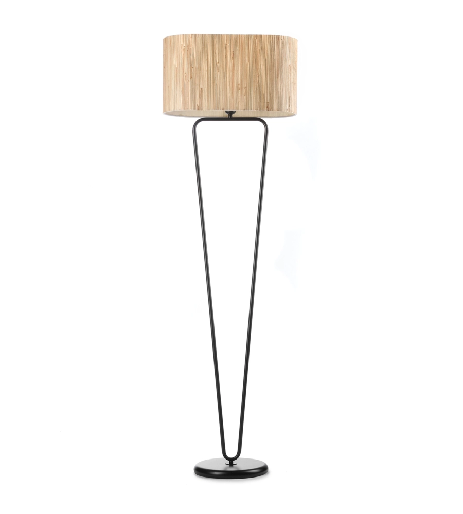 PIANTANA 1 LUCE ONLI "MADU" LEGNO E27