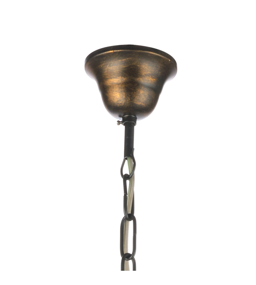 LAMPADARIO 5 LUCI ONLI "GRETEL" BRONZO E14