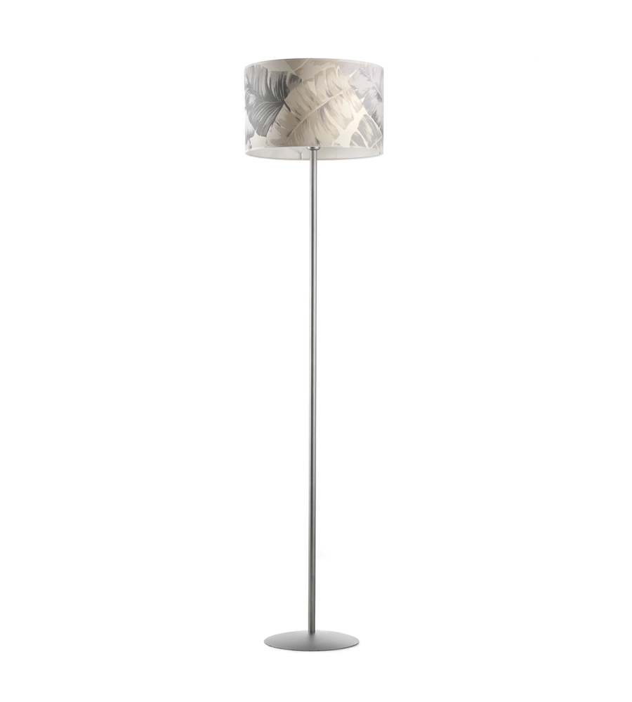 PIANTANA 1 LUCE ONLI "PIUME" GRIGIO E27
