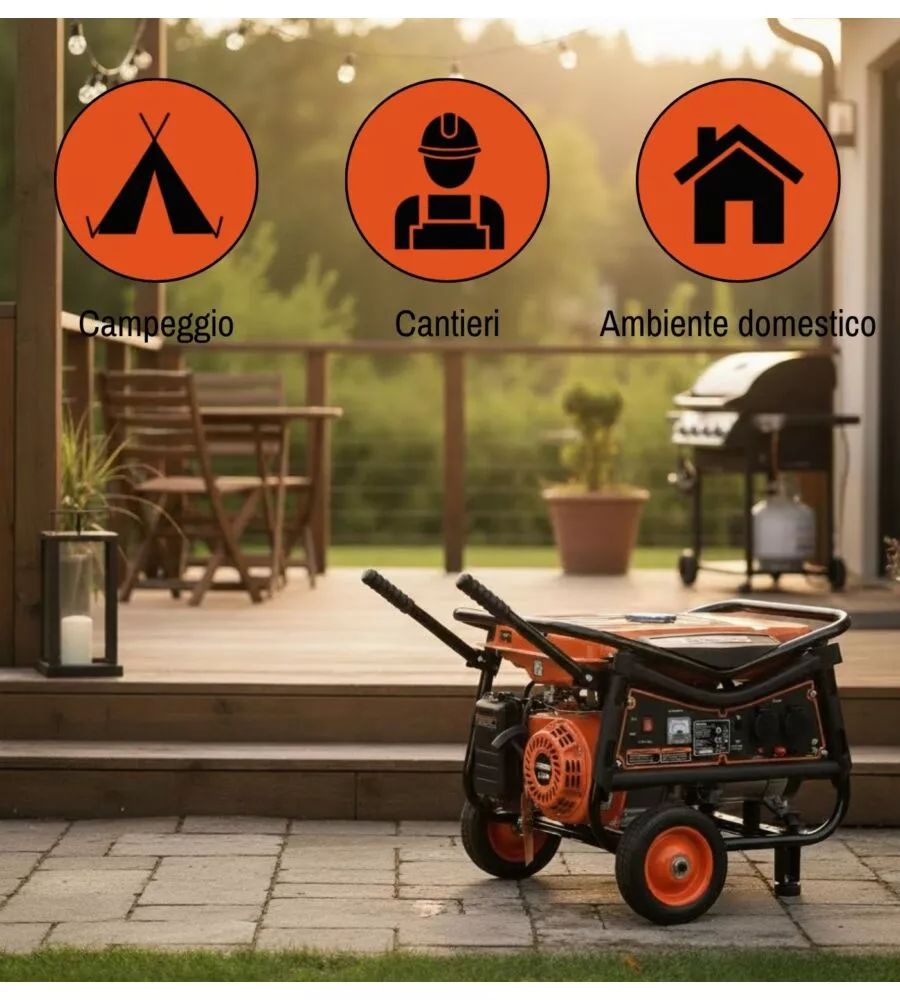 GENERATORE DI CORRENTE A BENZINA DOLOMITECH 3000W