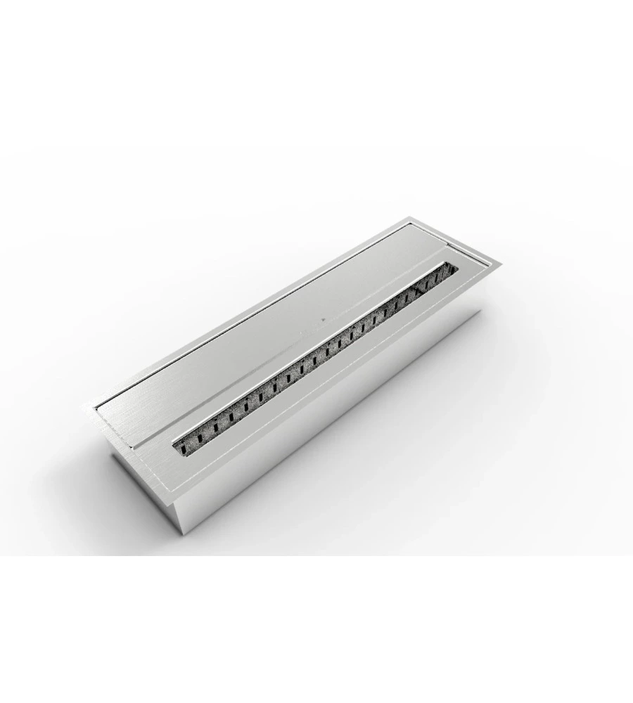 BRUCIATORE PER CAMINO BIOETANOLO DIVINA FIRE IN ACCIAIO INOX 3,5 LT 45,7X18,7X9,5 CM