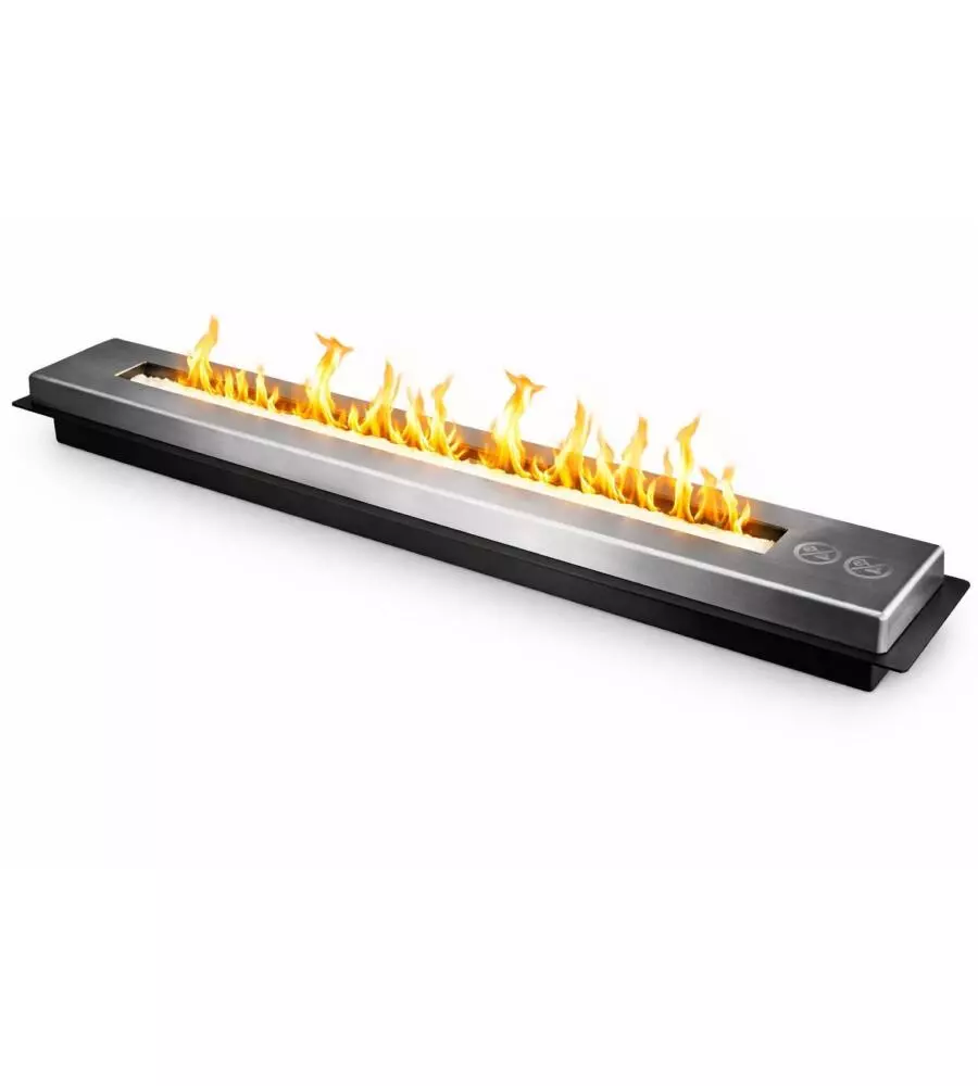 BRUCIATORE BIOETANOLO DIVINA FIRE IN ACCIAO INOX 1,7 LT 90X11X5,3 CM