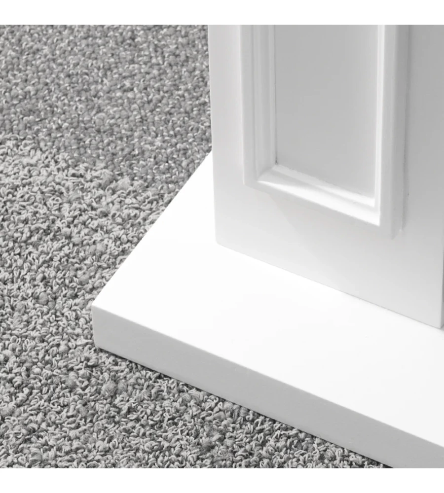 CAMINO ELETTRICO DA TERRA DIVINA FIRE "JEFFERSON" IN LEGNO BIANCO 89,5X90,5X28 CM