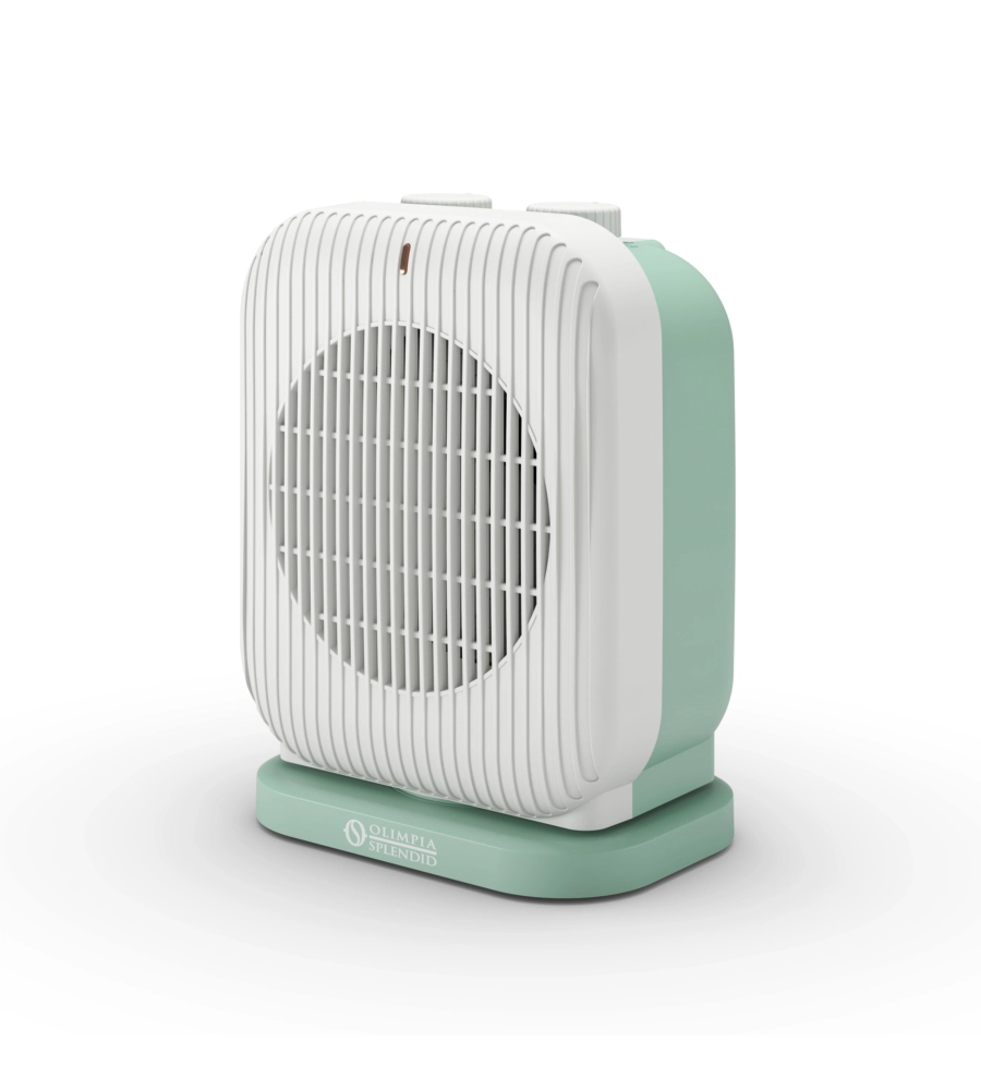 TERMOVENTILATORE DA TAVOLO OLIMPIA SPLENDID "CALDO FUNKY" BIANCO E VERDE 2000 W