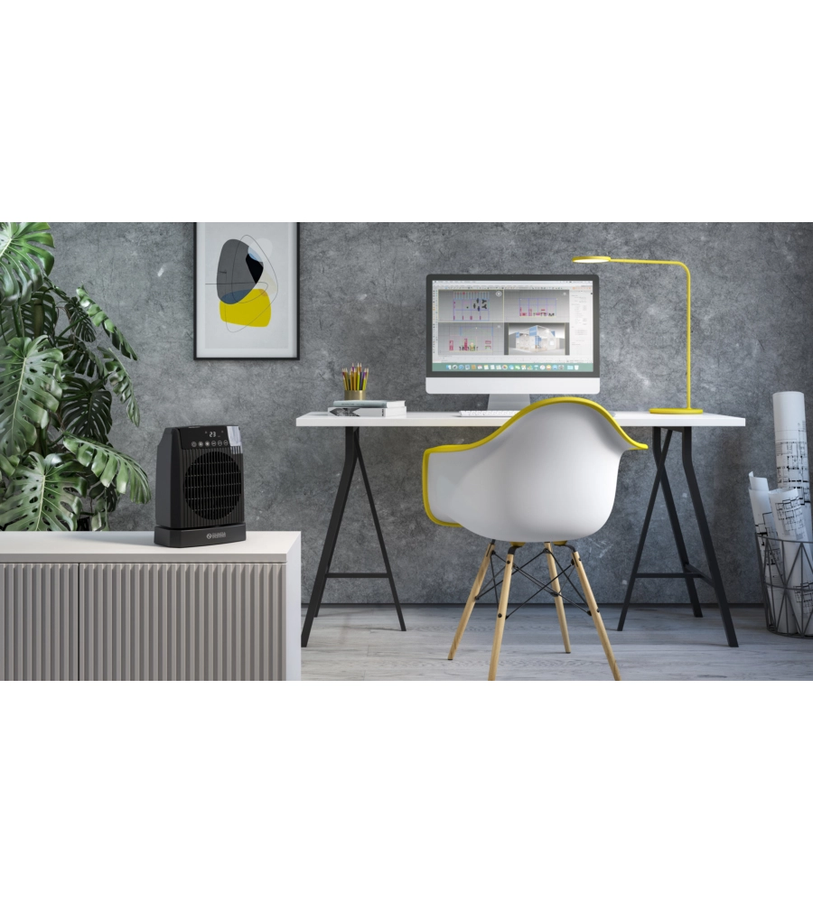 TERMOVENTILATORE DA TAVOLO OLIMPIA SPLENDID "CALDO SOUL" NERO 2000 W