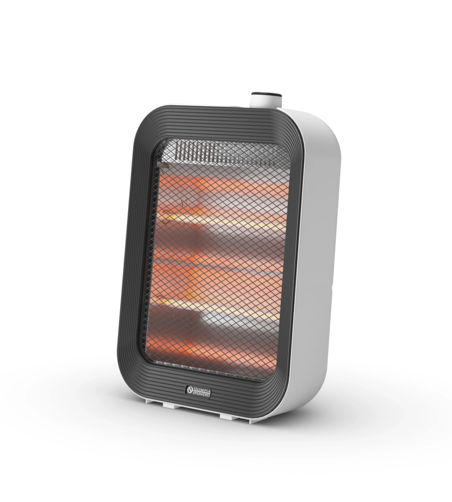 STUFA INFRAROSSI DA TAVOLO OLIMPIA SPLENDID "QUARZIA SLIM" NERO 800 W