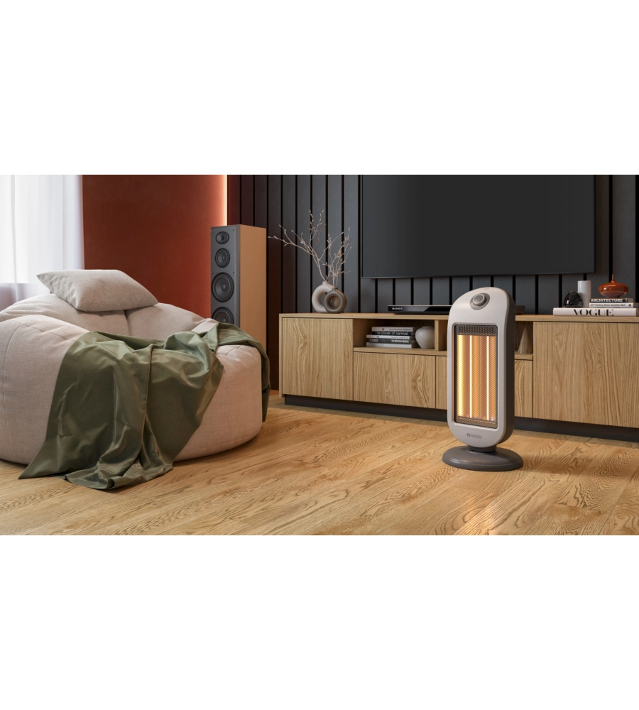 STUFA INFRAROSSI OLIMPIA SPLENDID "CARBON TWIST" IN FIBRA DI CARBONIO 1200 W