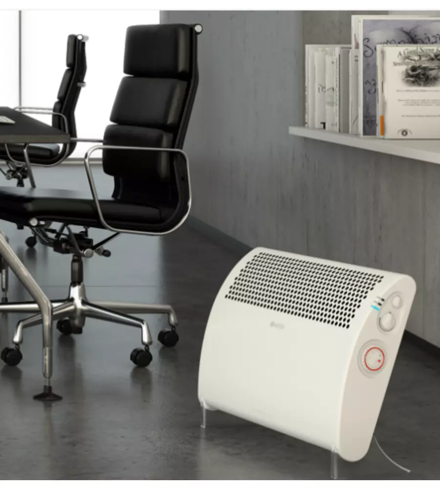 TERMOCONVETTORE OLIMPIA SPLENDID "CALEO 2 TT" IN METALLO BIANCO 2000 W