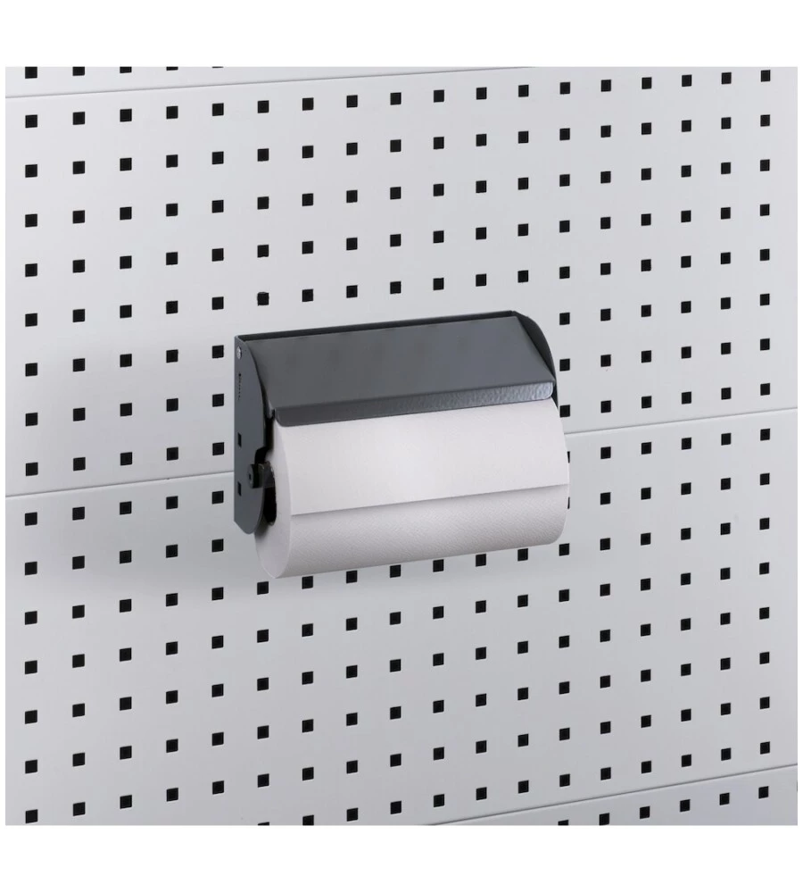 PORTA ROTOLO DA PARETE FAMI PER PANNELLO FORO QUADRO IN ACCIAIO ANTRACITE Ø 13 CM