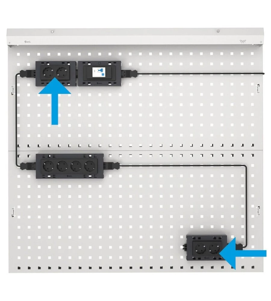 PRESA SCHUKO MULTIPLA FAMI 2 SCOMPARTI