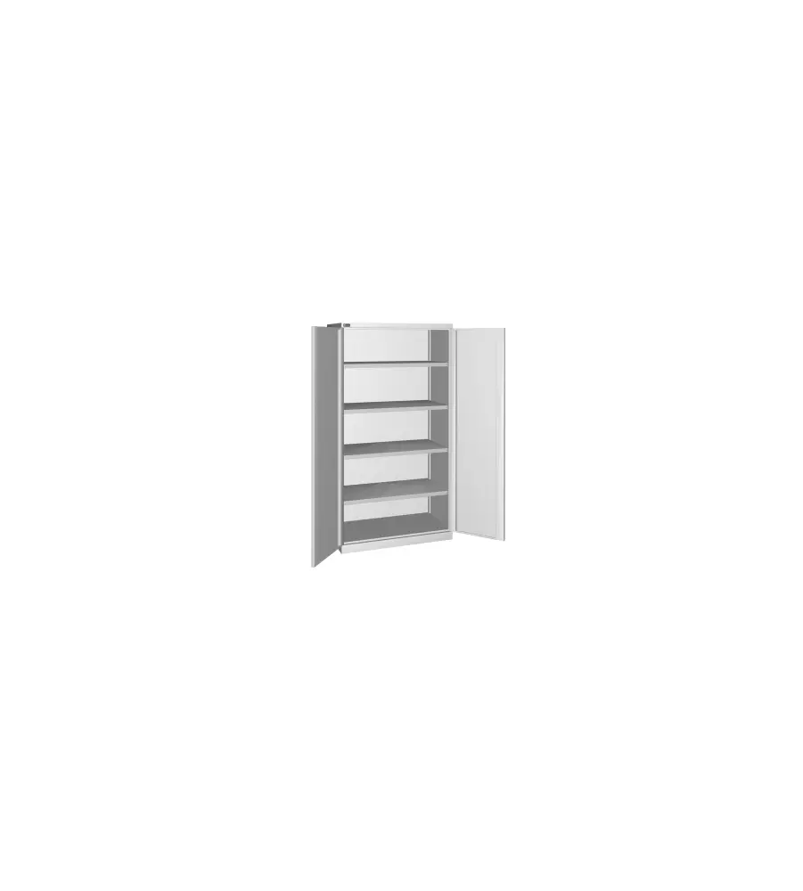 ARMADIO IN METALLO FAMI "PERFOM" CON 4 RIPIANI GRIGIO CHIARO 102,3x55,5X200 CM