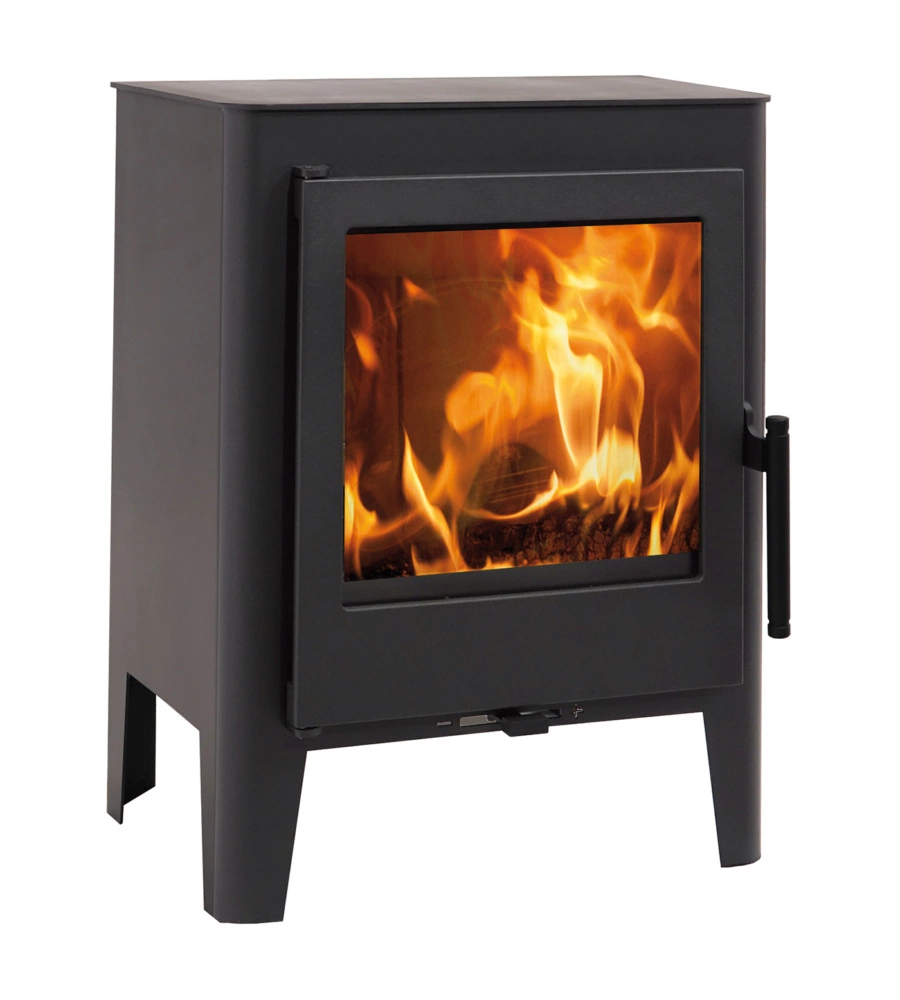 STUFA A LEGNA PANADERO "SKARA" NERO 5,9 KW