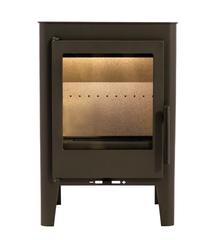 STUFA A LEGNA PANADERO "SKARA" NERO 5,9 KW