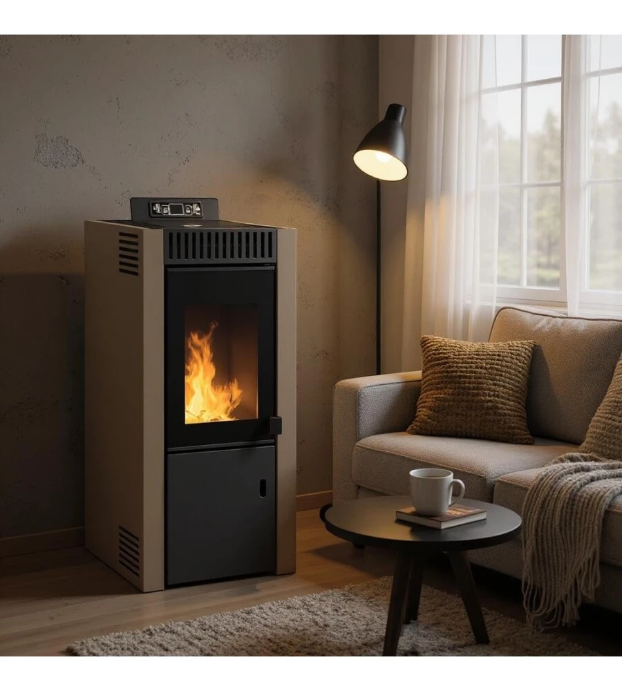 STUFA A PELLET PIROX "ISABEL" TORTORA 8 KW