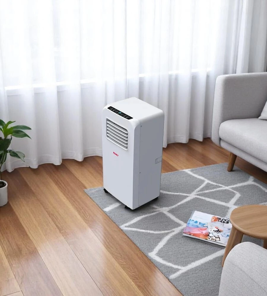 OUTLET - USATO PER PROVA - CONDIZIONATORE PORTATILE CALDO FREDDO CON TELECOMANDO TECNO AIR SYSTEM "AFC-9001" 2 VELOCITÀ 2600 W