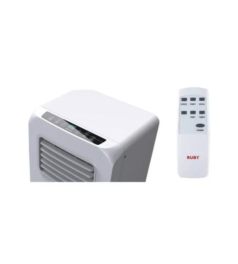 OUTLET - USATO PER PROVA - CONDIZIONATORE PORTATILE CALDO FREDDO CON TELECOMANDO TECNO AIR SYSTEM "AFC-9001" 2 VELOCITÀ 2600 W