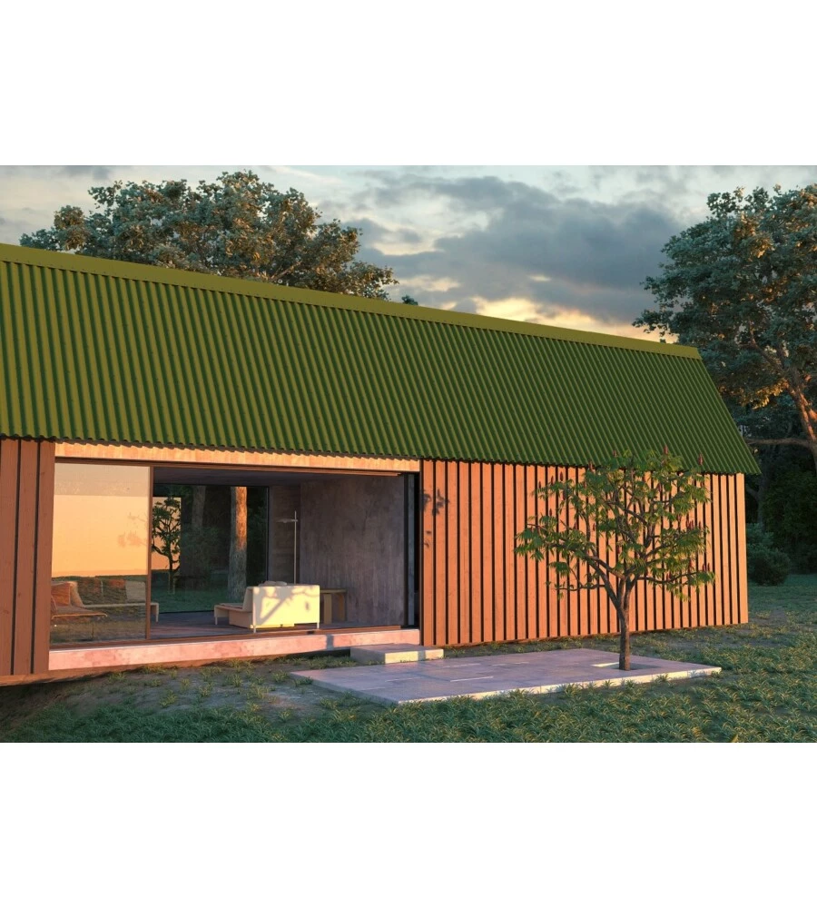 Lastra Onduline "Base" verde 200x85 cm