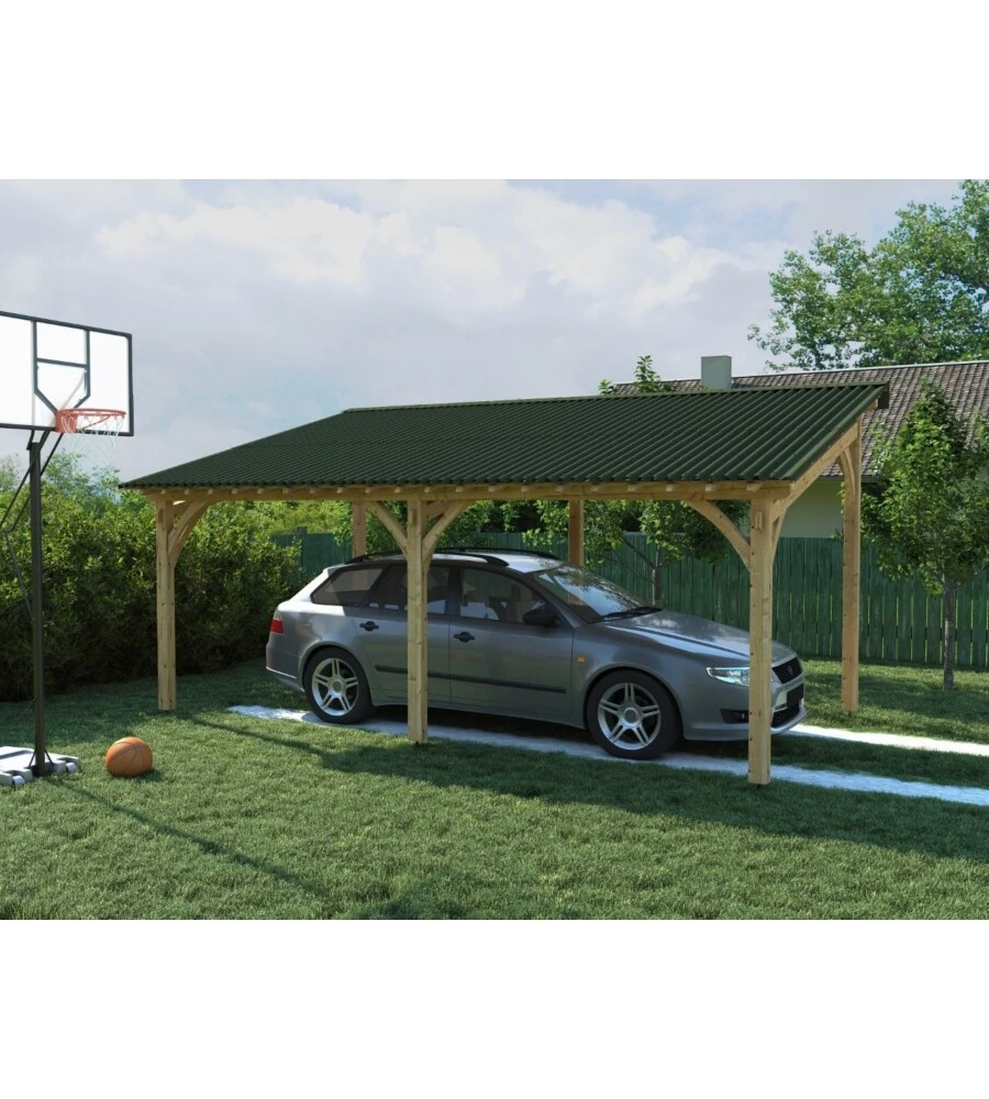 Lastra Onduline "Base" verde 200x85 cm