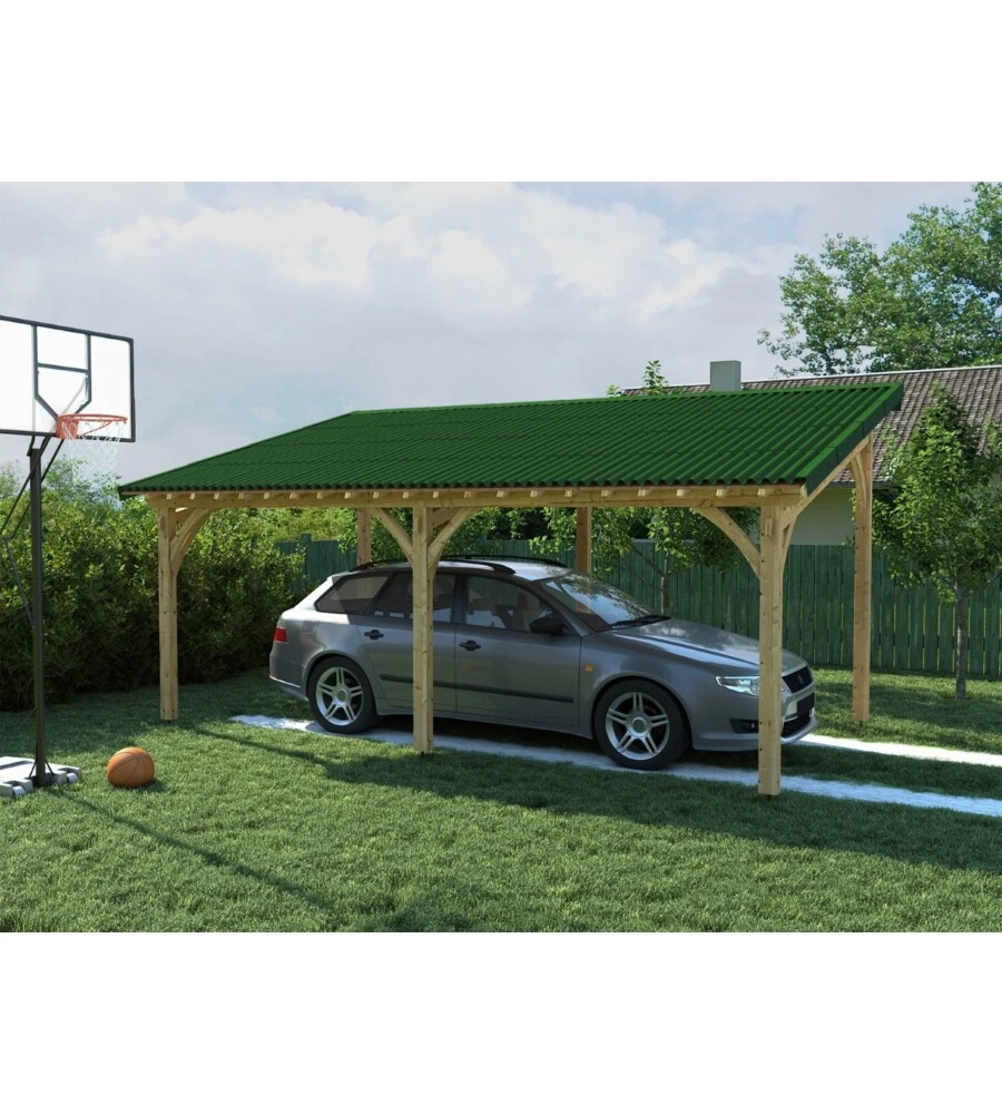 Lastra Onduline "Easyline" verde 100x76 cm