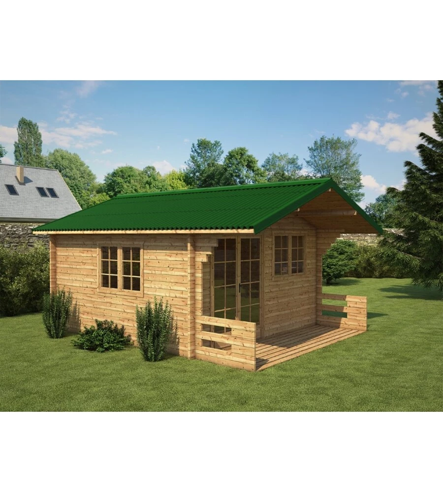 Lastra Onduline "Easyline" verde 100x76 cm