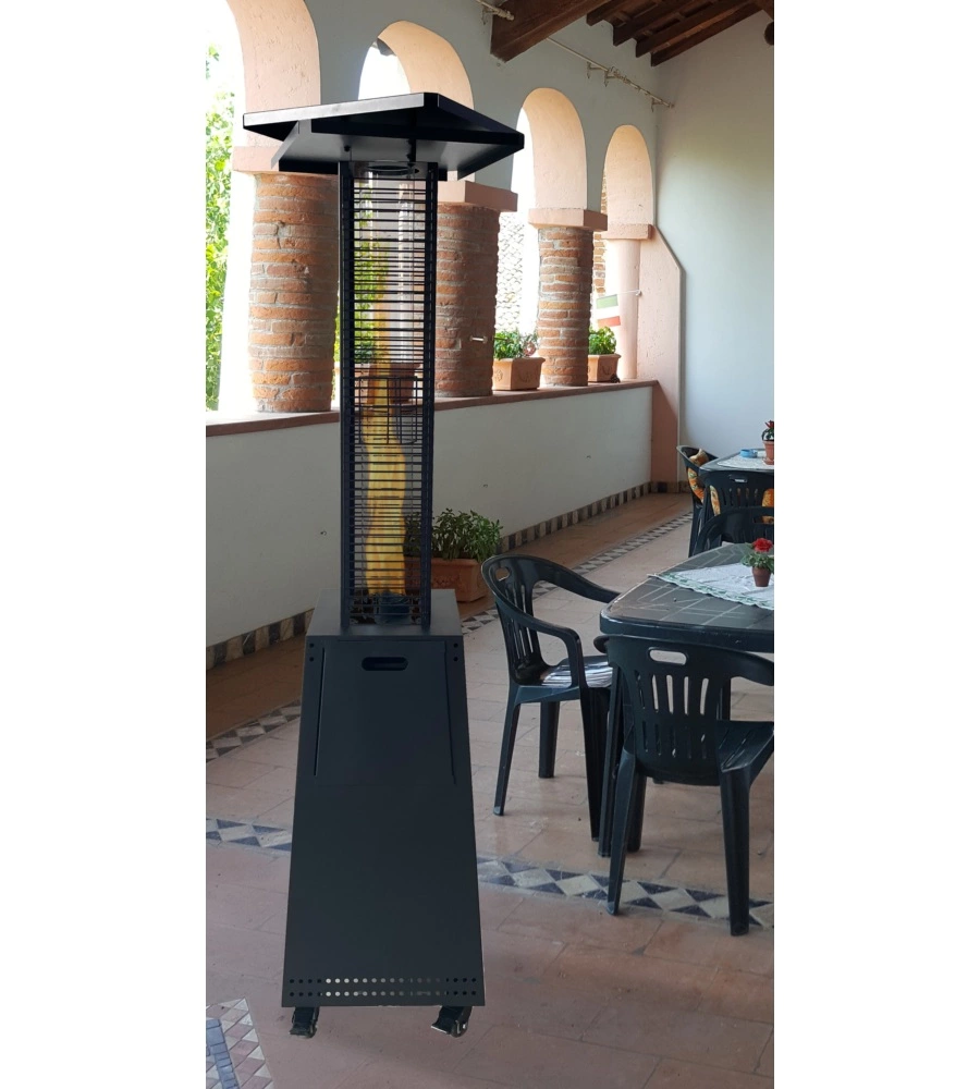 FUNGO RISCALDANTE DA ESTERNO A BIOETANOLO "IRIS" NERO 8000W
