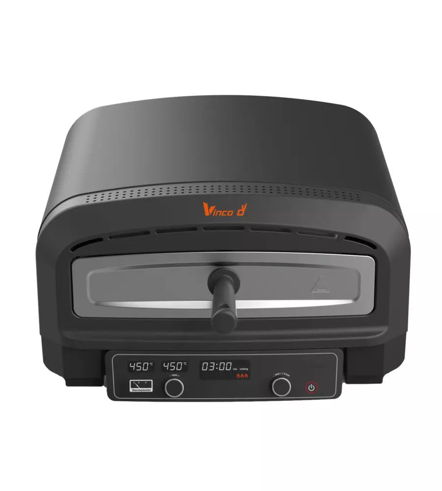 FORNO PIZZA ELETTRICO VINCO NERO 2200 W 1 PIZZA - COD. 50355