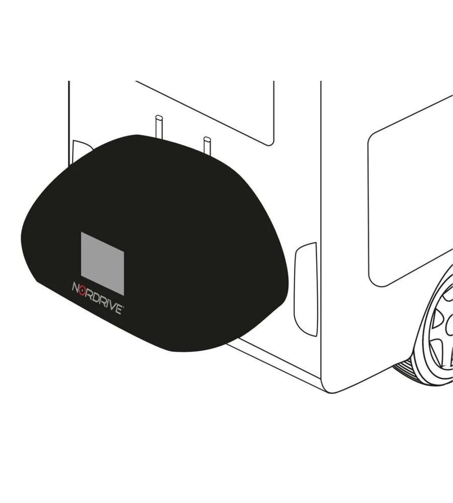 COPERTURA PER PORTABICI CAMPER E ROULOTTE NORDRIVE 145X70X120 CM - N60059